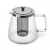 Oldenhof Charme Theepot Met Zeef 1,1 Liter Glas Rvs -Koffie Promoties Winkel 007 167 004 tc glaskanne charme leer1
