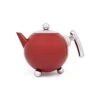 Bredemeijer Duet Bella Ronde Theepot 1,2 Liter Carmine Red -Koffie Promoties Winkel 101002