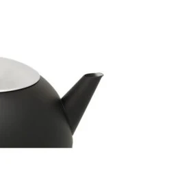 Bredemeijer Duet Bella Ronde Theepot 1,2 Liter Mat Zwart -Koffie Promoties Winkel 101006 detail4