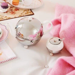 Bredemeijer Cosy Theepot 1,3 Liter Aardewerk Wit -Koffie Promoties Winkel 1302w 2