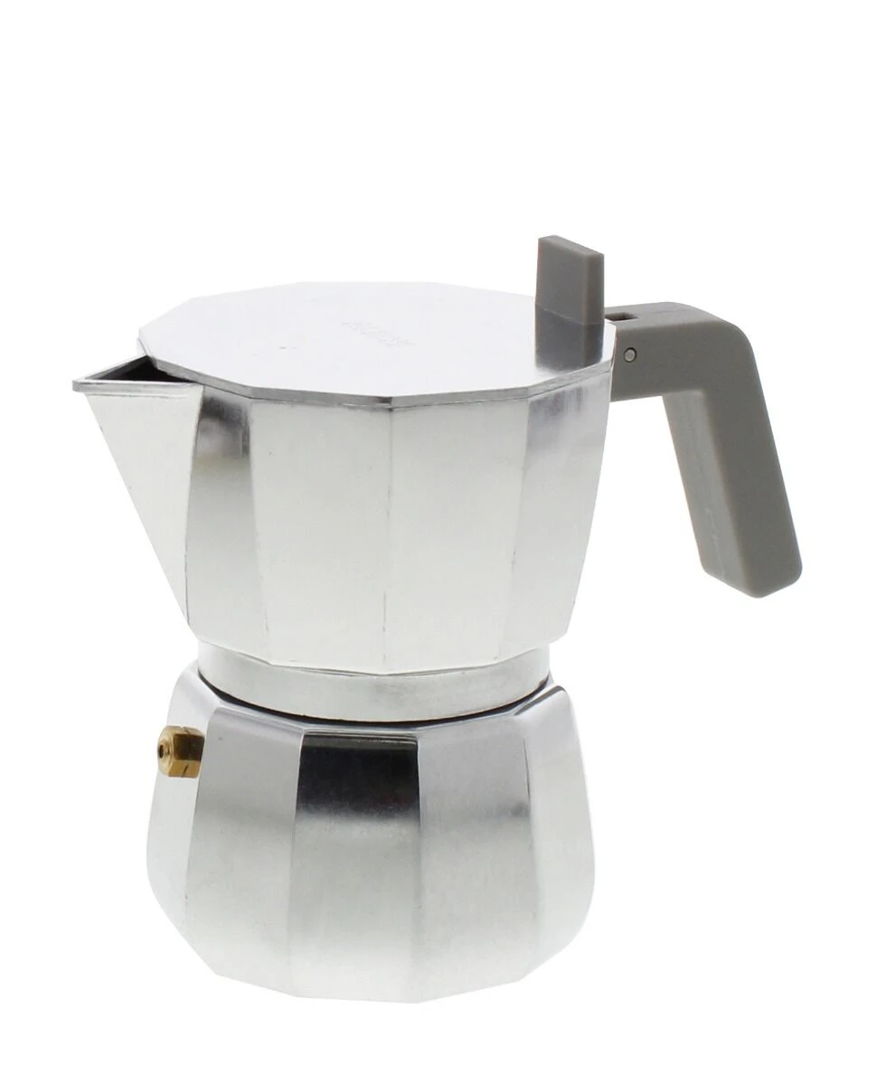 Alessi Moka David Chipperfield Mokapot 3 Kops Aluminium 3 Alessi Moka David Chipperfield Mokapot 3 Kops Aluminium