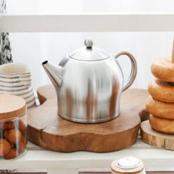 Bredemeijer Minuet Santhee Theepot 1,4 Liter Rvs Mat -Koffie Promoties Winkel 3308ms minuet santhee sfeer 1