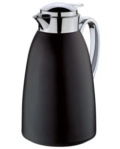 Cilio Venezia Thermoskan 1 Liter Rvs Mat Zwart