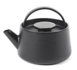 Serax INKU By Sergio Herman Theepot 600 Ml Gietijzer Zwart