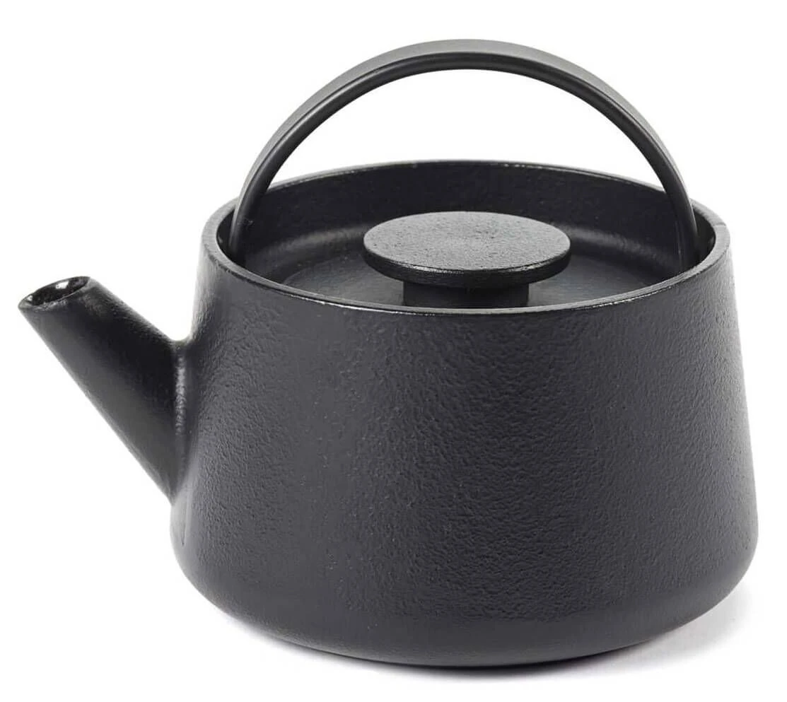 Serax INKU By Sergio Herman Theepot 800 Ml Gietijzer Zwart 3 Serax INKU By Sergio Herman Theepot 800 Ml Gietijzer Zwart