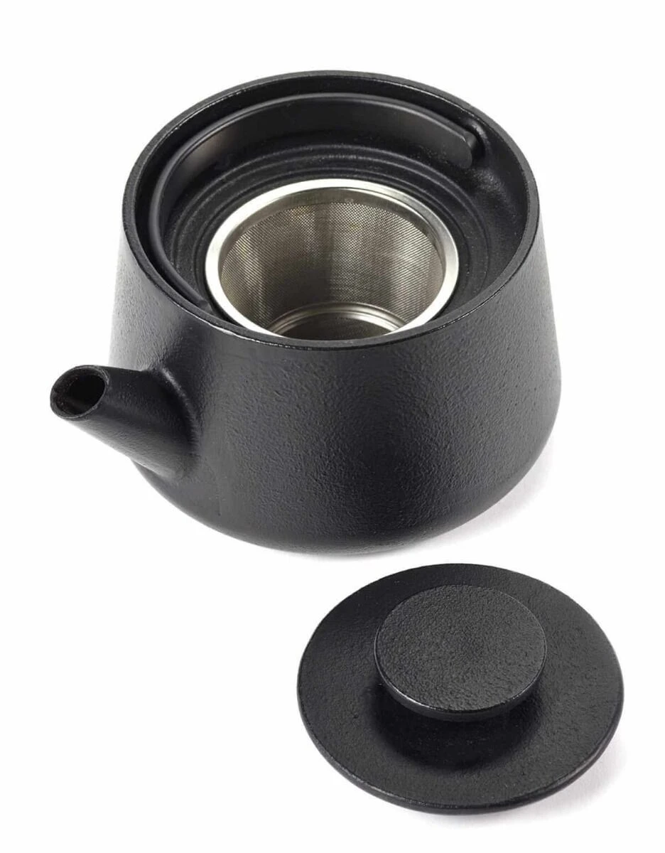 Serax INKU By Sergio Herman Theepot 800 Ml Gietijzer Zwart 6 Serax INKU By Sergio Herman Theepot 800 Ml Gietijzer Zwart - Afbeelding 4