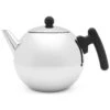 Bredemeijer Duet Bella Ronde Theepot 1,2 L Rvs/zwart -Koffie Promoties Winkel bredemeijer bredemeijer duet bella ronde theepot 1 1