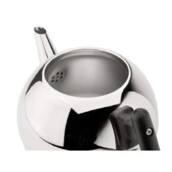 Bredemeijer Duet Bella Ronde Theepot 1,2 L Rvs/zwart -Koffie Promoties Winkel bredemeijer bredemeijer duet bella ronde theepot 1 3 1