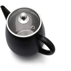 Bredemeijer Duet Eva Theepot 1,1 Liter Mat Zwart -Koffie Promoties Winkel bredemeijer bredemeijer duet eva theepot 11 liter 2 1
