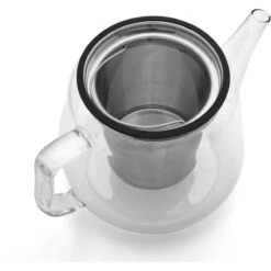 Bredemeijer Solo Bari Theeset Met RVS Warmer En Filter 1,5 L Glas -Koffie Promoties Winkel bredemeijer bredemeijer solo bari theepot 15 liter 4