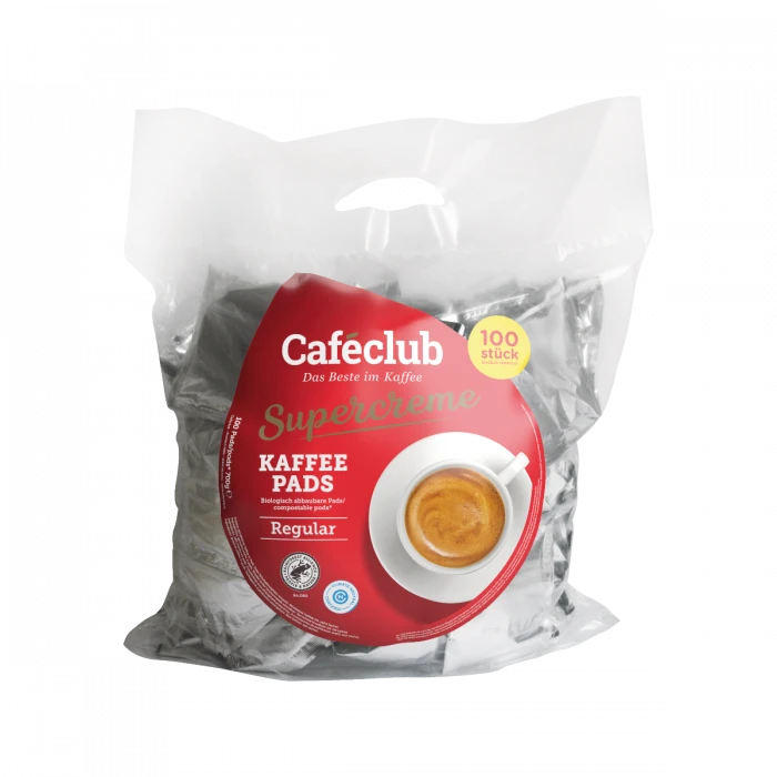 Caféclub Supercreme Regular Voordeeltas Koffiepads 3 Caféclub Supercreme Regular Voordeeltas Koffiepads