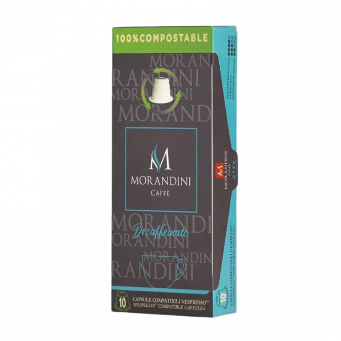 Caffè Morandini Decaffeinato Composteerbare Koffiecapsules Voor Nespresso®* 3 Caffè Morandini Decaffeinato Composteerbare Koffiecapsules Voor Nespresso®*