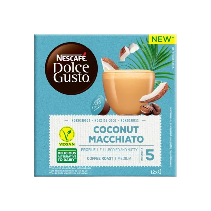 Nescafe Dolce Gusto Coconut Macchiato VEGAN 3 Nescafe Dolce Gusto Coconut Macchiato VEGAN