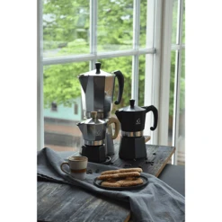 Forever Moka Prestige Inductie Mokapot 2-kops Aluminium Mat -Koffie Promoties Winkel forever mokapot 1 17