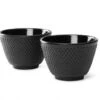 Bredemeijer Xilin Jing Mokken ø 8 Cm Gietijzer Zwart 2 Stuks -Koffie Promoties Winkel g004z 4