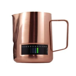 Latte Pro Melkkan Met Temperatuurindicatie 480 Ml Koperkleurig