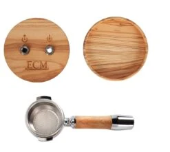 ECM Puristika Espressomachine Rvs / Crème -Koffie Promoties Winkel puristika holzausstattung