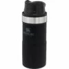 Stanley The Trigger-Action Travel Mug 350 Ml Matte Black 2 Stanley The Trigger-Action Travel Mug 350 Ml Matte Black -Koffie Promoties Winkel stanley pmi classic trigger action thermosbeker 350 ml black zijkant