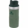 Stanley The Trigger-Action Travel Mug 350 Ml Hammertone Green -Koffie Promoties Winkel stanley pmi classic trigger action thermosbeker 350 ml hammertone green zijkant