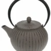 Cosy & Trendy Lantern Theepot Met Filter 1,2 Liter Gietijzer Grijs -Koffie Promoties Winkel theep ot
